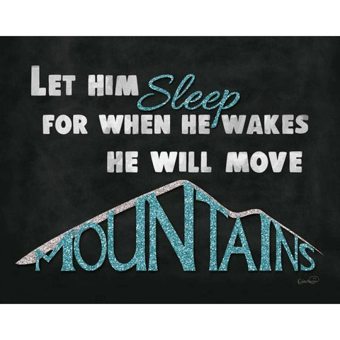 Let Him Sleep II Black Modern Wood Framed Art Print by Harbick, N.