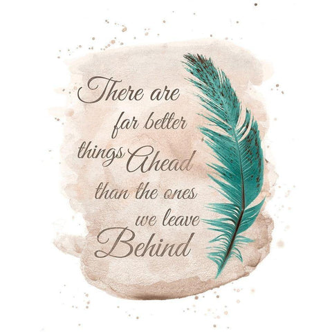 Better Things Ahead Gold Ornate Wood Framed Art Print with Double Matting by Harbick, N.