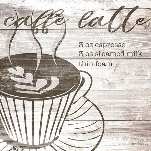 Farmhouse Latte Black Modern Wood Framed Art Print with Double Matting by Harbick, N.