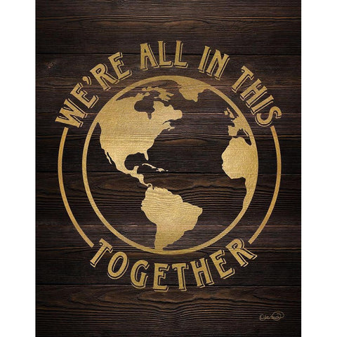 All Together White Modern Wood Framed Art Print by Harbick, N.