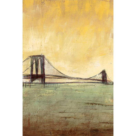 Urban Connection II Gold Ornate Wood Framed Art Print with Double Matting by Costa, Antonio