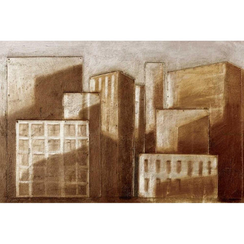 Metro I Black Modern Wood Framed Art Print by Munroe, Ian