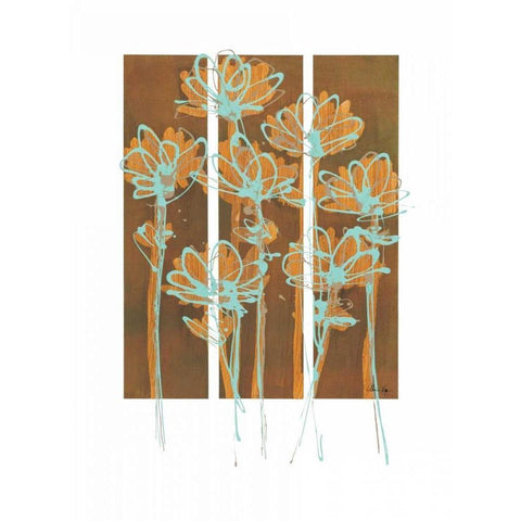 Flourish II White Modern Wood Framed Art Print by Wynn, Alexis