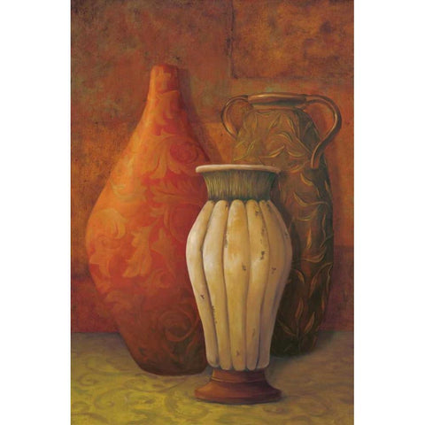 Exotic Vessels I White Modern Wood Framed Art Print by Jeffrey, Jillian