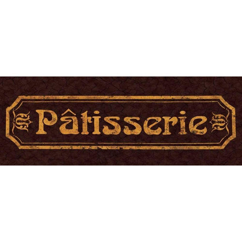 Patisserie White Modern Wood Framed Art Print by Jones, Catherine