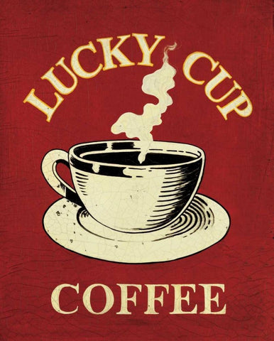 Lucky Cup Black Ornate Wood Framed Art Print with Double Matting by Jones, Catherine