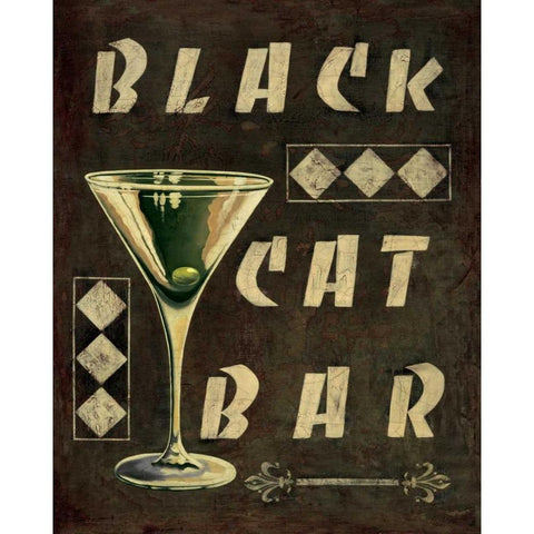 Cocktail Hour III Gold Ornate Wood Framed Art Print with Double Matting by Jones, Catherine