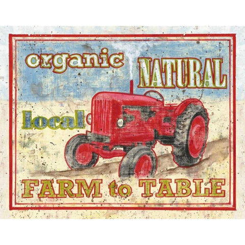 Farm to Table II White Modern Wood Framed Art Print by Jones, Catherine