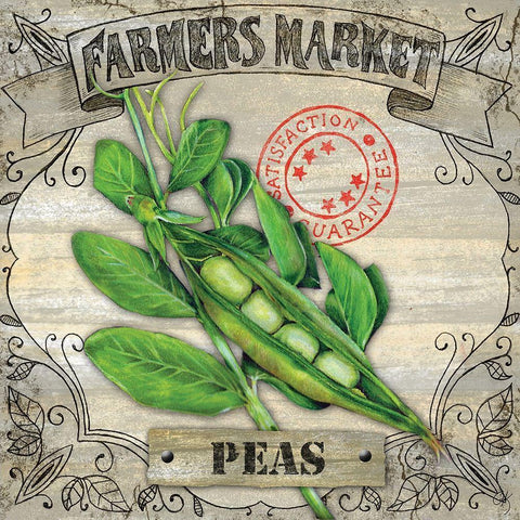 Farmers Market II Gold Ornate Wood Framed Art Print with Double Matting by K, Onna