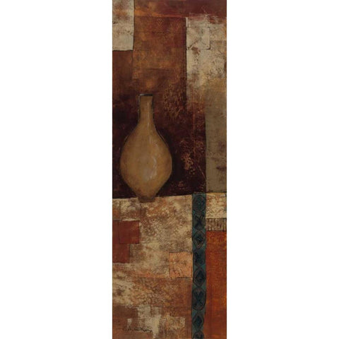 Autumn Solitude I Black Modern Wood Framed Art Print with Double Matting by Kime, John