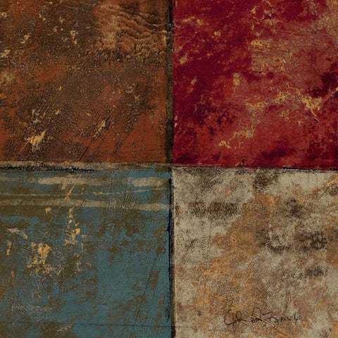 Building Blocks II White Modern Wood Framed Art Print by Kime, John