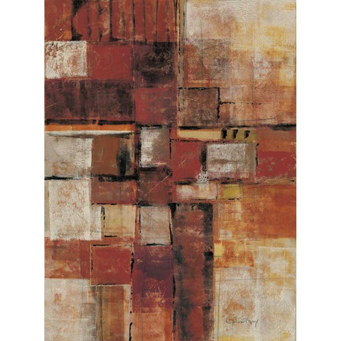 Urban Walk I Black Modern Wood Framed Art Print by Kime, John