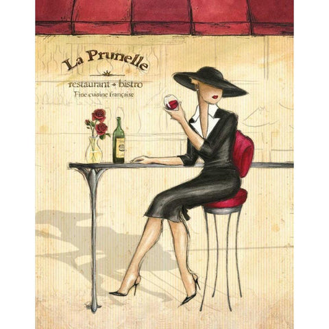 Femme Elegante IV Black Modern Wood Framed Art Print by Laliberte, Andrea