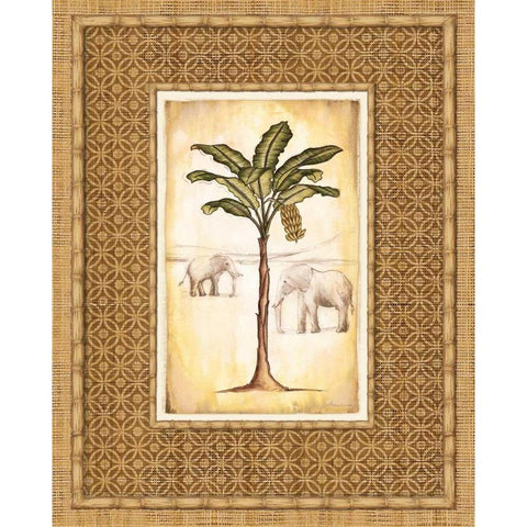 South Palm II Gold Ornate Wood Framed Art Print with Double Matting by Laliberte, Andrea