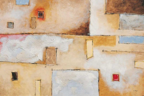 Circuit Breaker I Black Ornate Wood Framed Art Print with Double Matting by Linza, Loretta