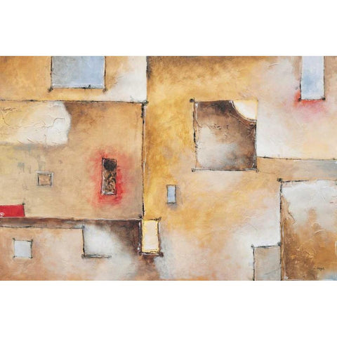 Circuit Breaker II Gold Ornate Wood Framed Art Print with Double Matting by Linza, Loretta