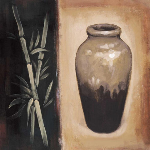 Rookwood I White Modern Wood Framed Art Print with Double Matting by Marque, Lucia