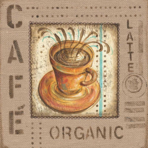 Cafe Valencia II Black Modern Wood Framed Art Print with Double Matting by McRostie, Kate