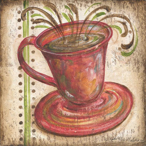 Valencia Cup III Black Ornate Wood Framed Art Print with Double Matting by McRostie, Kate