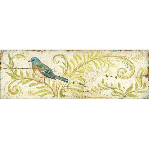 Eco Bunting Gold Ornate Wood Framed Art Print with Double Matting by McRostie, Kate