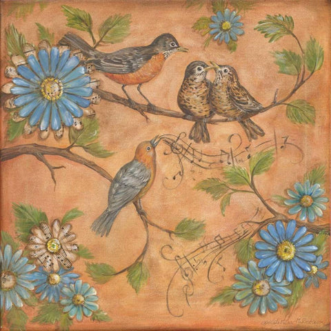 Whistlers Garden I Black Modern Wood Framed Art Print with Double Matting by McRostie, Kate