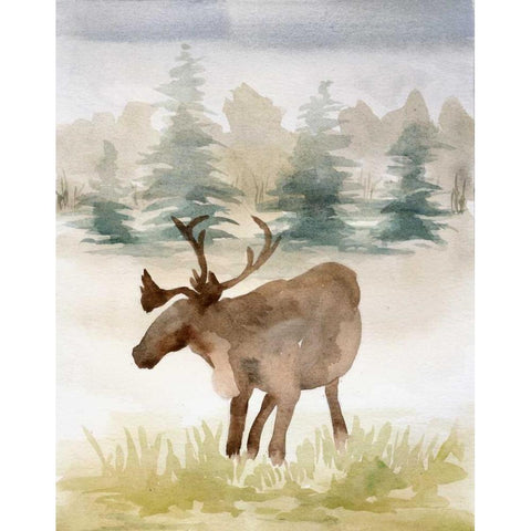 Wildlife I Black Modern Wood Framed Art Print with Double Matting by Ferry, Margaret