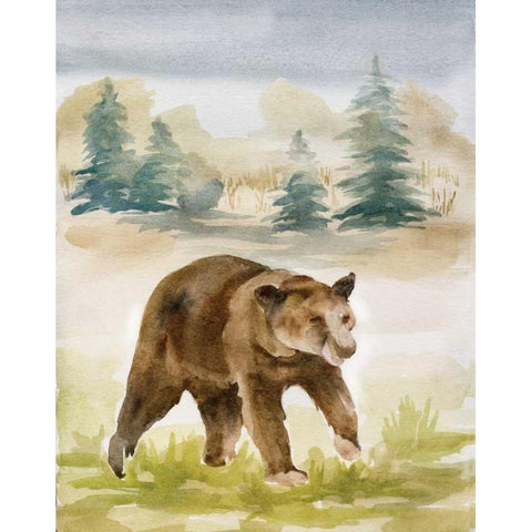 Wildlife IV White Modern Wood Framed Art Print by Ferry, Margaret