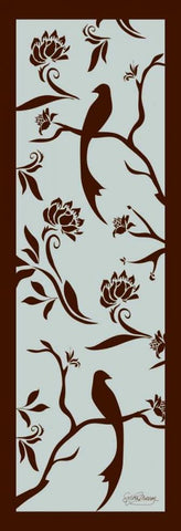 Bird Silo II Black Ornate Wood Framed Art Print with Double Matting by Murray, Sylvia