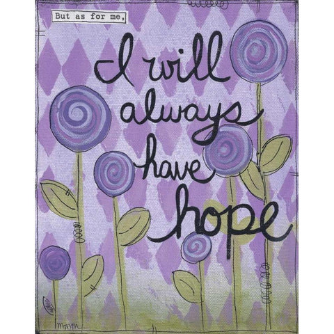 Have Hope White Modern Wood Framed Art Print by Martin, Monica