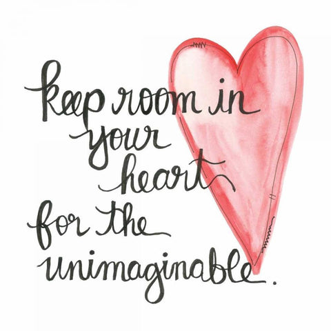 Keep Room White Modern Wood Framed Art Print with Double Matting by Martin, Monica