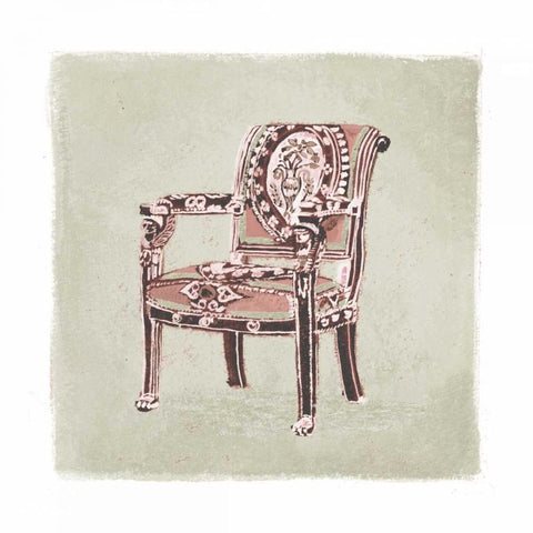 Urn Chair IV White Modern Wood Framed Art Print by Nicholas, Debbie
