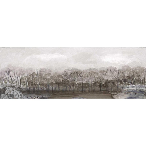 Twilight Black Modern Wood Framed Art Print by Nicholas, Debbie