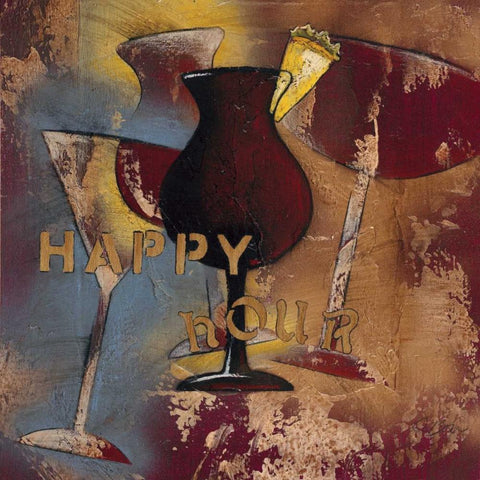 Time for Cocktails IV Black Modern Wood Framed Art Print by Osborne, Susan