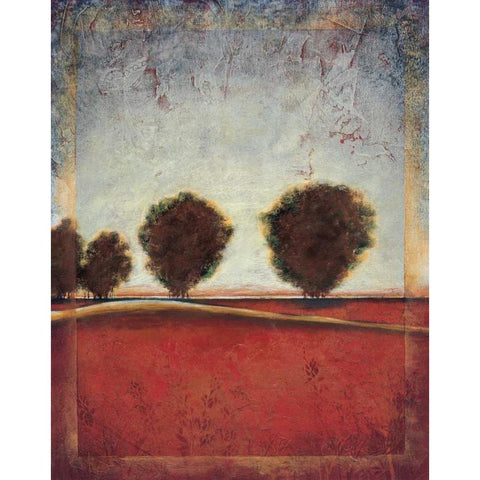 High Country I White Modern Wood Framed Art Print by Osborne, Susan