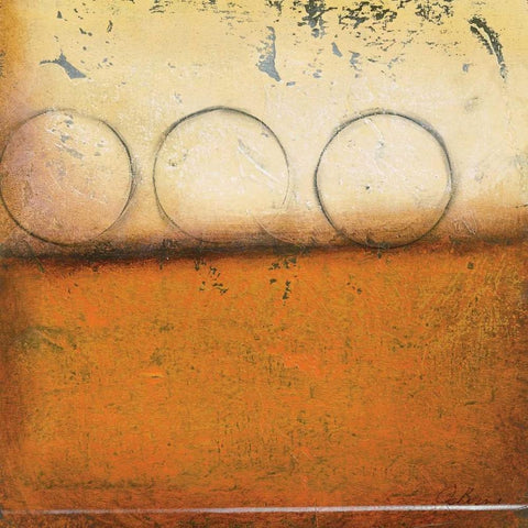 Harvest Spice I White Modern Wood Framed Art Print by Osborne, Susan