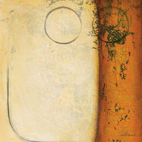 Harvest Spice II White Modern Wood Framed Art Print by Osborne, Susan