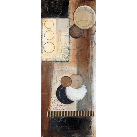 Rush Hour I White Modern Wood Framed Art Print by Poloson, Kimberly