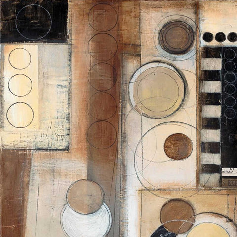 Rush Hour Sq. I Black Modern Wood Framed Art Print by Poloson, Kimberly