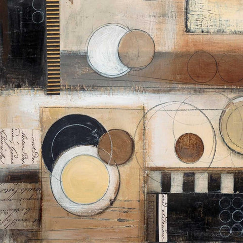 Rush Hour Sq. II Black Ornate Wood Framed Art Print with Double Matting by Poloson, Kimberly