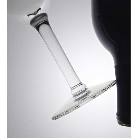 Wine Curves II White Modern Wood Framed Art Print by Burkhart, Monika