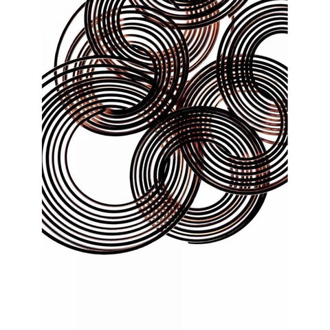 Intertwined III Black Modern Wood Framed Art Print by Burkhart, Monika