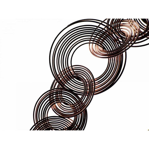 Intertwined VI Black Modern Wood Framed Art Print by Burkhart, Monika