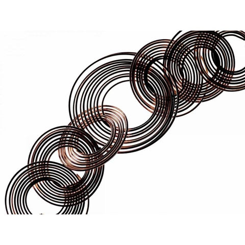 Intertwined VII Gold Ornate Wood Framed Art Print with Double Matting by Burkhart, Monika