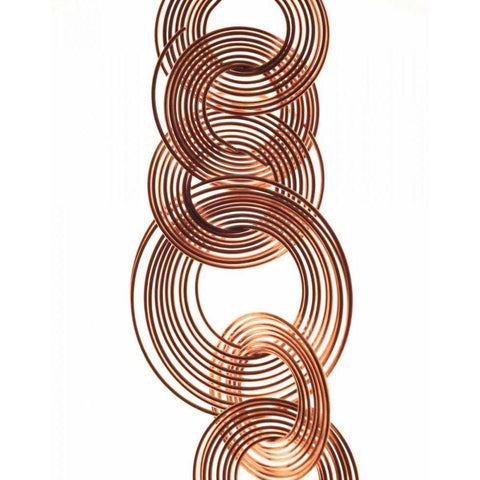 Intertwined Gold I Gold Ornate Wood Framed Art Print with Double Matting by Burkhart, Monika