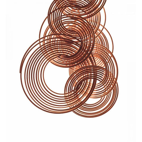 Intertwined Gold IV Gold Ornate Wood Framed Art Print with Double Matting by Burkhart, Monika