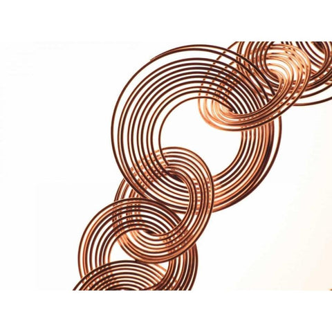 Intertwined Gold VI Black Modern Wood Framed Art Print by Burkhart, Monika