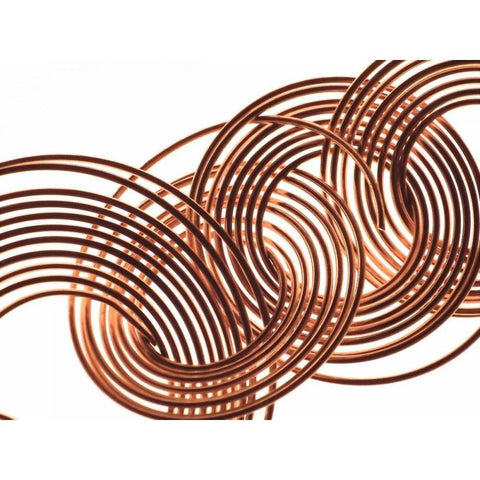 Intertwined Gold VIII Gold Ornate Wood Framed Art Print with Double Matting by Burkhart, Monika