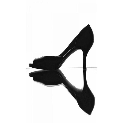 High Heels Reflection II Black Modern Wood Framed Art Print by Burkhart, Monika