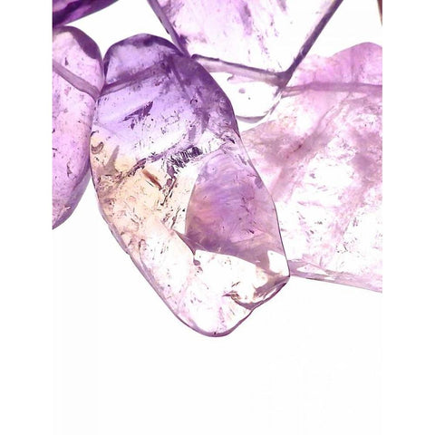 Purple I White Modern Wood Framed Art Print by Burkhart, Monika
