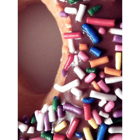 Classic Doughnut II White Modern Wood Framed Art Print by Burkhart, Monika